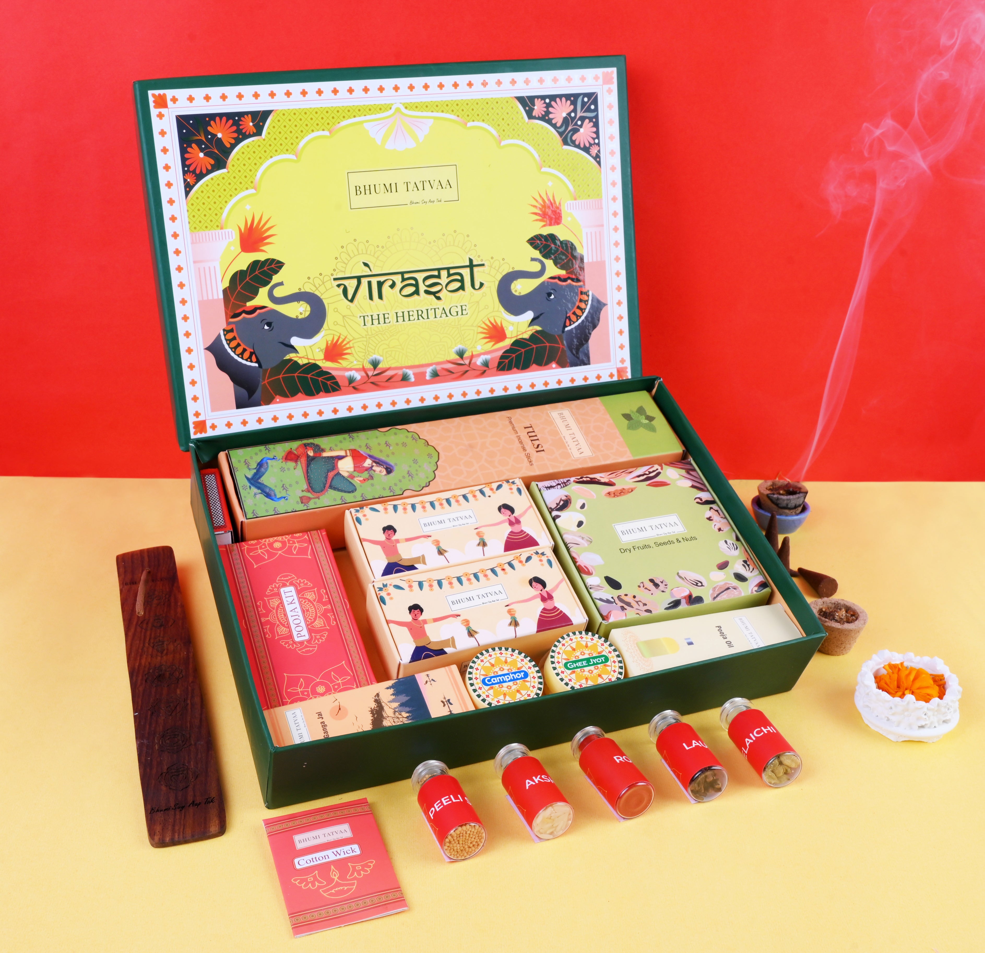 Virasat Box – Complete Pooja & Festive Gift Set - II | Bhumi Tatvaa